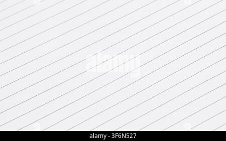 White Lined Notebook Paper Texture Background Stock Photo