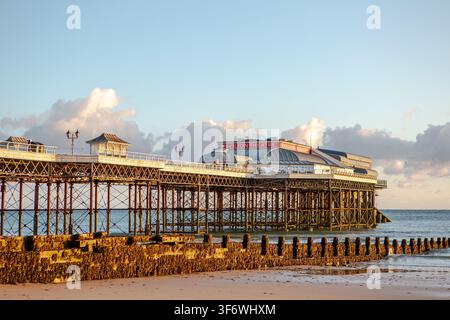 Cromer Pier at Dawn Norfolk England UK Stock Photo