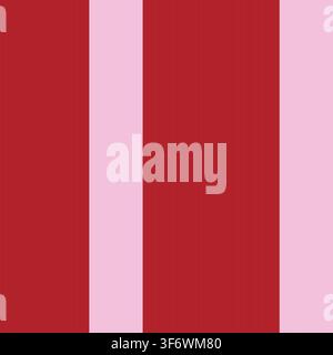 Simple Vertical Striped seamless pattern design in pink and red for fashion and home textiles, graphics and backgrounds Stock Vector