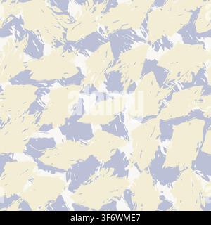 Pastel Abstract Brushstroke seamless pattern design for fashion and home textiles, graphics and backgrounds Stock Vector