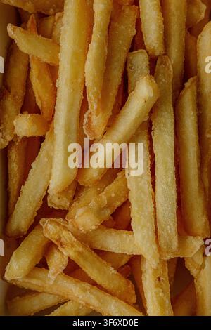 Close up shot of crispy french fries Stock Photo