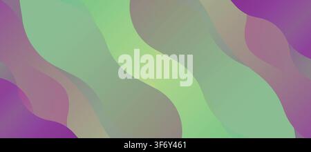 Colorful geometric background. Liquid colored background design. Fluid shapes composition. Stock Vector