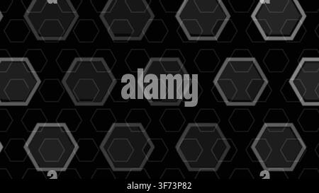 grayscale text ripple reveal: Pixel tiles flip through a circular ripple and assemble a non-readable title mosaic rendered as an editable grayscale ty Stock Vector