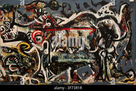 Jackson Pollock – The She-Wolf, 1943 Stock Photo
