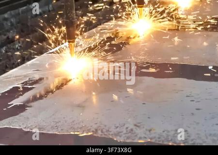 CNC welding machine with water cooling. Stock Photo