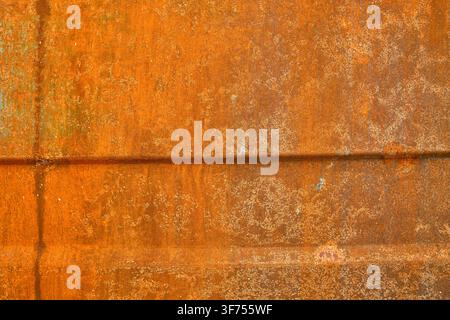 Abstract Rusty Iron Sheet Metal Macro Texture Background Stock Photo