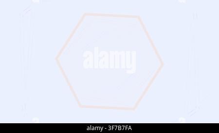 soft gradient hexagon pattern background: Soft hexagonal ribbons stream through a bright gradient tunnel at high speed rendered as an editable soft gr Stock Vector