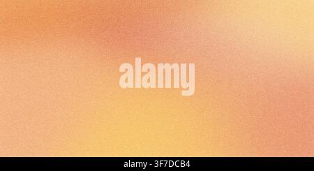 Grainy soft focus orange and yellow gradient creating warm abstract background Stock Photo
