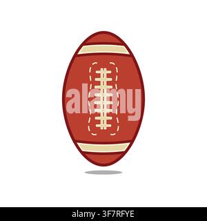 American football vector illustration, American football svg, American ball icon, American football vector. Stock Vector