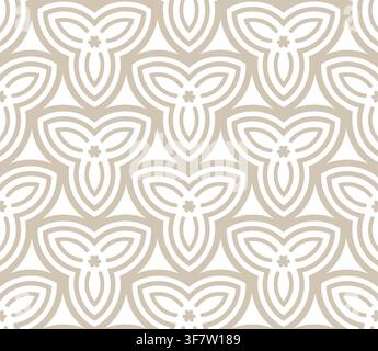 Organic Shamrock Geometric Laser Cut Pattern, Stock Vector