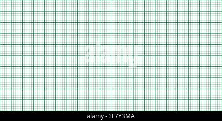 Seamless blueprint grid pattern, mathematical square coordinate paper texture . Stock Vector