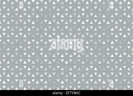 Abstract Seamless Grey Geometric Triangle Pattern Background Stock Vector