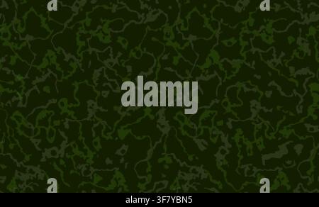 Abstract digital camouflage seamless pattern with green pixel noise texture. Stock Vector