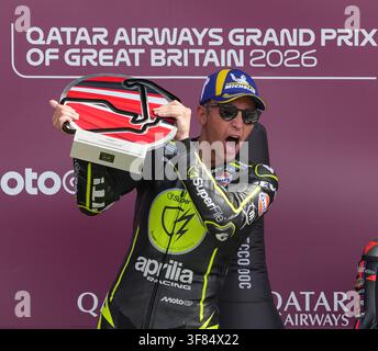 SuperFile Trackhouse MotoGP Team rider #25 Raul Fernandez (SPA) walks ...