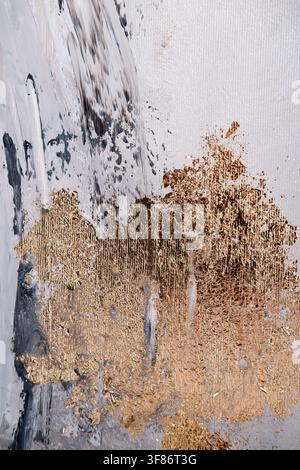 Color texture abstract canvas paint mix strokes Stock Photo
