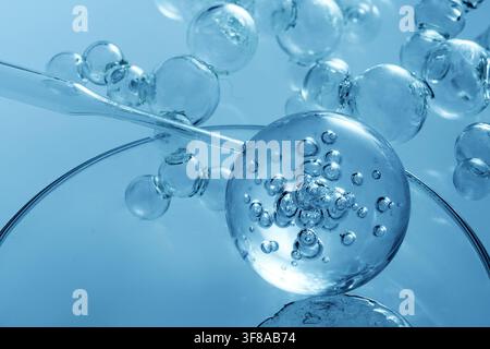 Science developing new molecules for research and healthcare Stock Photo