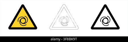 Automatic start-up warning in vector format Stock Vector