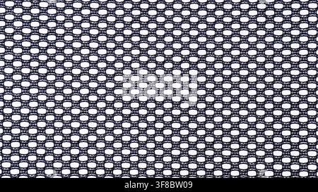 Close-up of gray mesh material with small perforated pattern, suitable for industrial texture, speaker grille, fabric mesh, abstract background Stock Photo
