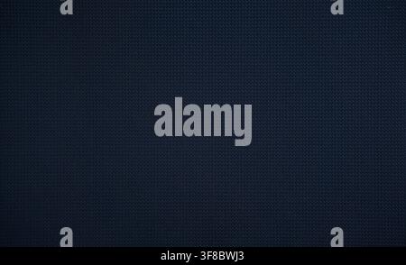 Dark Black Fabric Texture Background Close Up Stock Photo
