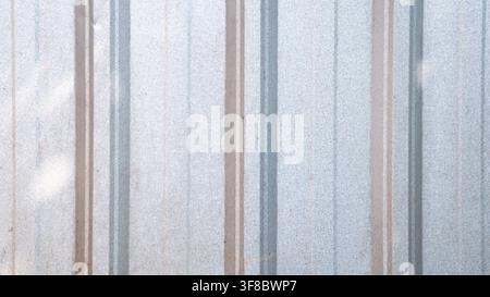 Corrugated Galvanized Metal Sheet Texture Background, suitable for industrial background, construction material, wall texture, roofing Stock Photo