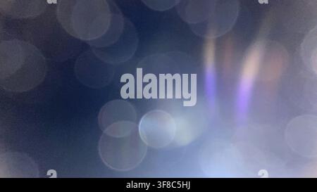 Abstract image with bokeh and blurred lights, creating a dreamy effect Stock Photo