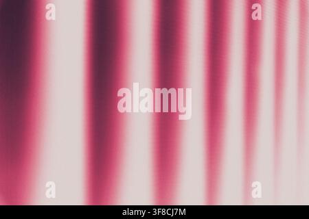 Minimalist pink background with vertical gradient stripes and heavy film grain texture for artistic backdrops. Stock Photo