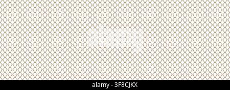 Seamless fishnet pattern texture. Repeated mesh net background. Protecting lattice against insect, fly, mosquito. Abstract geometric grid for window, doorway, door. Vector plastic fence backdrop Stock Vector