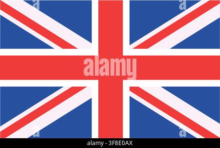 UK flag. UK flag. Vector illustration back Stock Vector