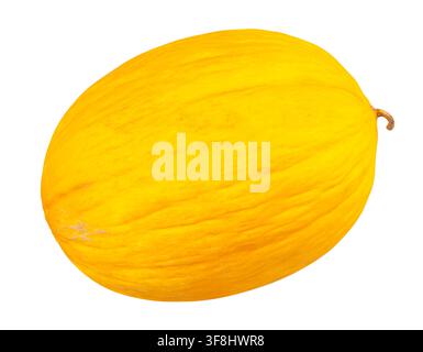 casaba melon path isolated on white Stock Photo