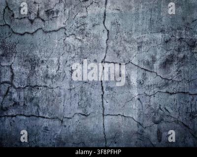 Cracked Concrete Wall Texture Background Stock Photo