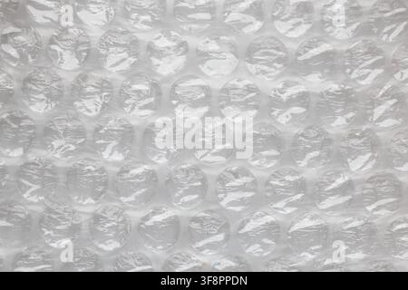 Plastic Bubble Wrap Texture Background for Packaging and Shipping Concept Stock Photo