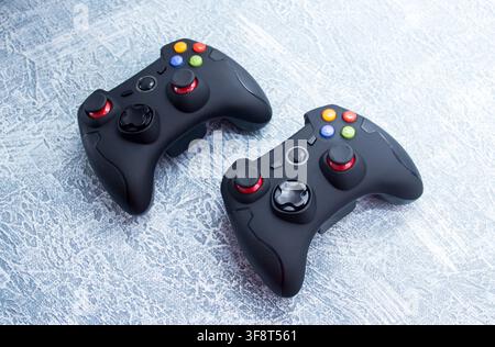 Next Generation game controllers isolated Stock Photo