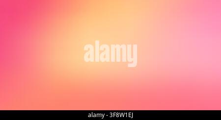 Pink gradient background with soft orange grain texture. Stock Vector