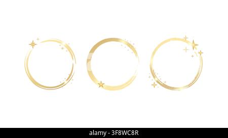 Comic Speech Bubble Set Abstract Splat Cloud Shape Light Blue Vector Template Layout Stock Vector