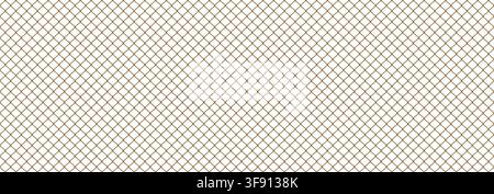 Fishnet seamless texture pattern. Repeated mesh fish net background. Protection lattice against insect, fly, mosquito. Geometric grid for window, doorway, door. Vector plastic fence backdrop Stock Vector