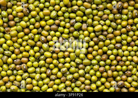 Raw Mung Beans Texture Background Macro Stock Photo