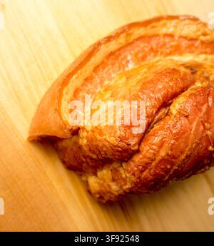 The smoked pork ham background and texture. Stock Photo