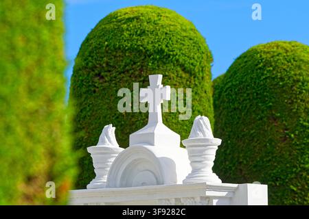 Municipal Cemetery, Punta Arenas, Chile, South America Stock Photo