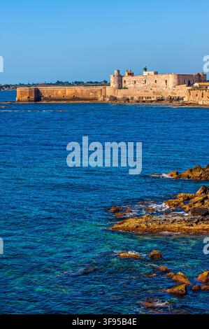 Italy Sicily Syracuse Ortigia - Ortigia and the Maniace Castle Stock Photo