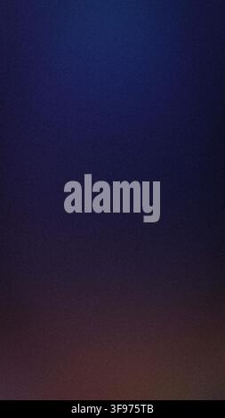 Abstract vertical grainy gradient background with vibrant blue violet and brown colors Stock Photo