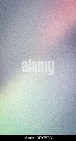 Soft abstract grainy background with elegant transitions of lavender, pale pink, and mint green hues, perfect for modern vertical wallpapers and airy Stock Photo