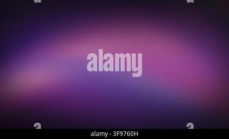 Aesthetic 4K abstract grainy gradient background with dark muted purple pink and blue Stock Photo