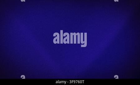 Deep 4K grainy abstract gradient background with vibrant dark blue royal blue and violet tones Stock Photo