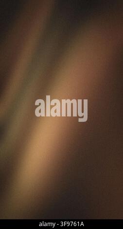 Abstract vertical background with a grainy texture in brown beige and dark tones Stock Photo