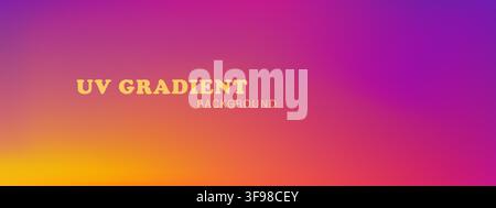 UV gradient background. Dark texture with pink lens flare and violet navy color. Led filter and bokeh blur. Vector illustration Stock Vector