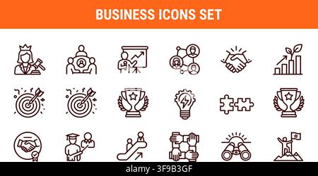 Minimalist Line Web Icon Set Vector Stock Vector