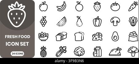Minimalist Line Web Icon Set Vector Stock Vector