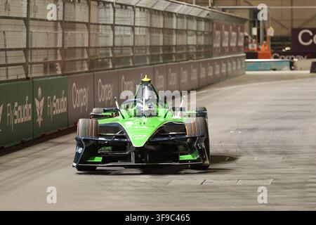 London, United Kingdom, 15 August 2026. ABB FIA Formula E World Championship, 2026 Hankook London E-Prix, Free Practice 2. #14, Joel Eriksson, Jaguar I-Type 7, ENVISION RACING Stock Photo