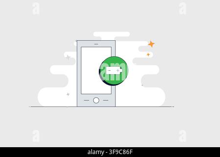 Smartwatch clock icon for time tracking wearable technology and fitness apps Stock Vector