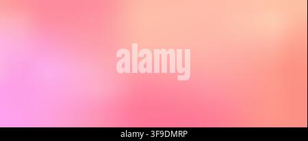 Pink gradient background with soft orange grain texture. Stock Vector